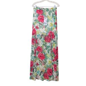 NWT Show Me Your Mumu Floral Maxi Skirt Sz. Large